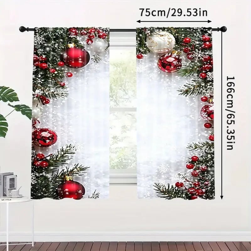 🎅Χριστουγεννιάτικες Εκπτώσεις 49%🎄Χριστουγεννιάτικες Κουρτίνες-GR