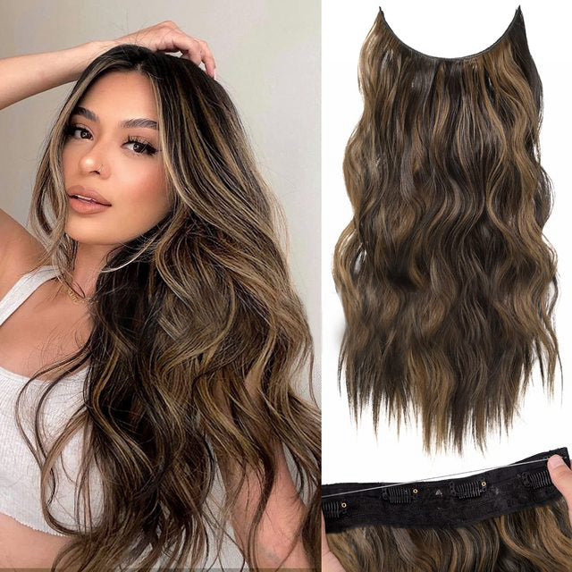 💖 50% ΕΚΠΤΩΣΗ ΤΩΡΑ! 💁 Γυναικεία Μακριά Κυματιστή Περούκα με Ντεγκραντέ - Φυσική Εμφάνιση, Ρυθμιζόμενο Σκούφο, Ανθεκτικές στη Θερμότητα Ίνες για Καθημερινό Στυλ 🌟📦-GR