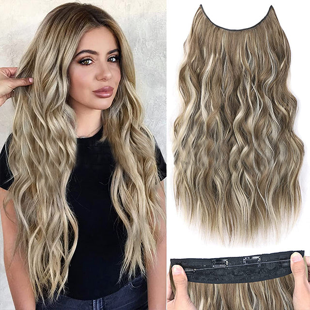 💖 50% ΕΚΠΤΩΣΗ ΤΩΡΑ! 💁 Γυναικεία Μακριά Κυματιστή Περούκα με Ντεγκραντέ - Φυσική Εμφάνιση, Ρυθμιζόμενο Σκούφο, Ανθεκτικές στη Θερμότητα Ίνες για Καθημερινό Στυλ 🌟📦-GR