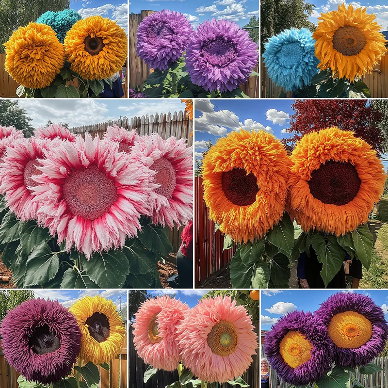 🌻 Čudovit velikanski medvedek Sončnica 🔆-SI