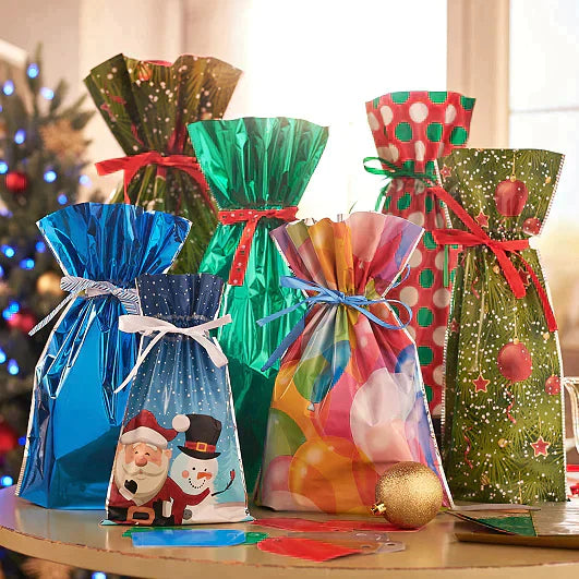 🎅🎁 Η καλύτερη χριστουγεννιάτικη τσάντα δώρων με κορδόνι στον κόσμο-GR