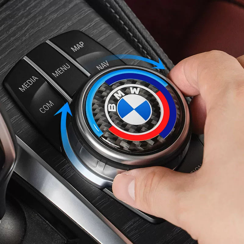 Dekorativna nalepka za gumb za večpredstavnost BMW-GR