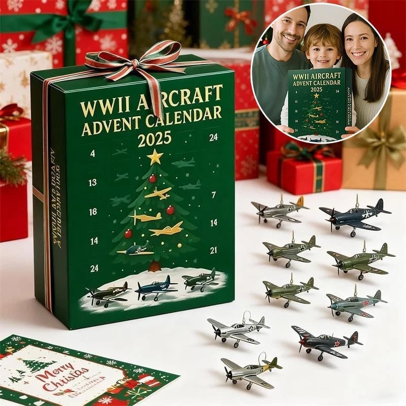 Ημερολόγιο Advent Airplane 2025 Αεροπλάνο Β' Παγκοσμίου Πολέμου-GR
