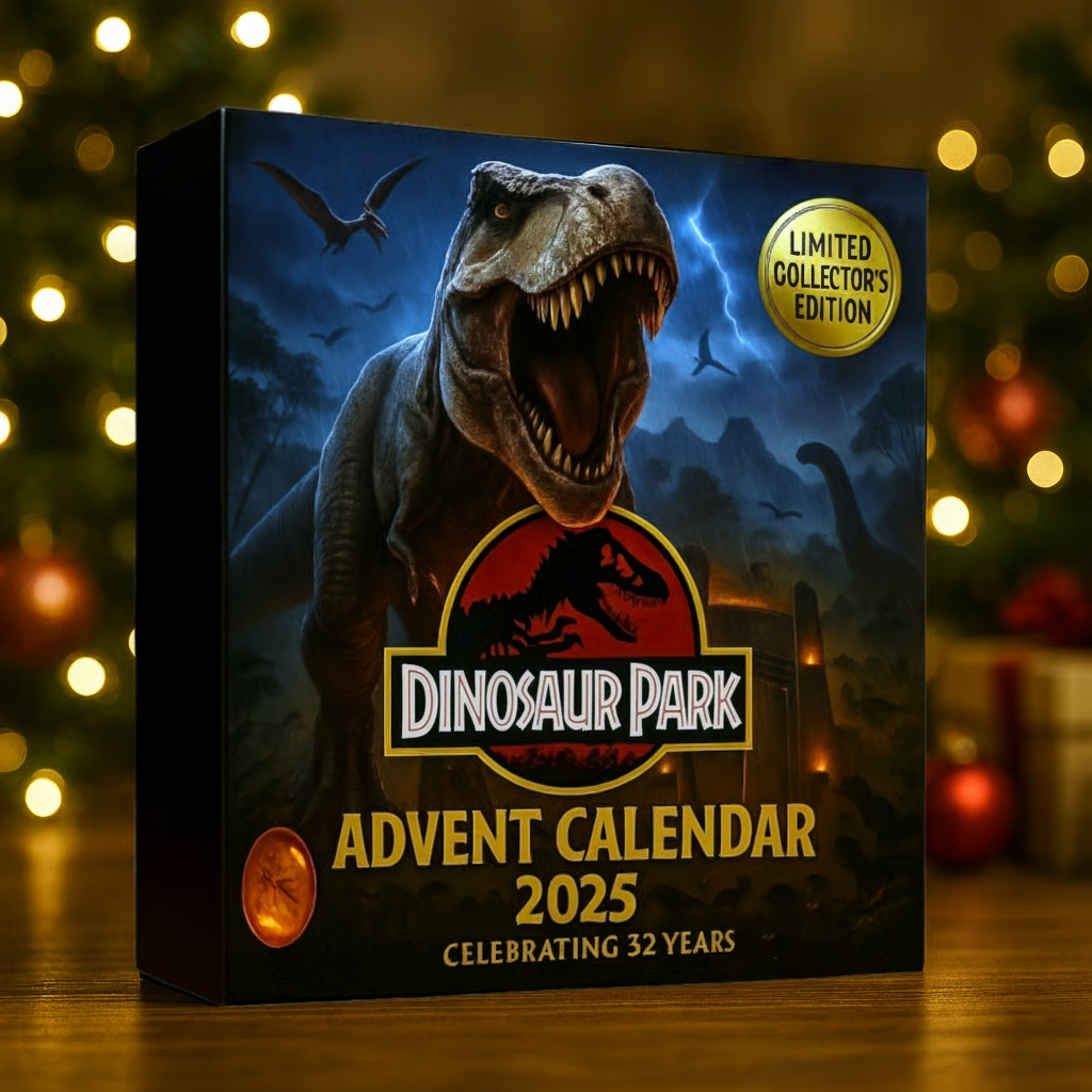 🦖Koledar odštevanja do 32. obletnice Dinozavrskega parka – 2025-SL