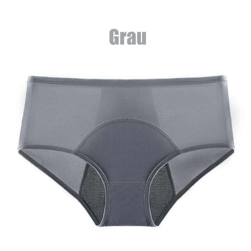 (L-8XL)🌸Kupite 2, dobite 1 gratis🔥Žensko spodnje perilo z visokim pasom, ki ne prepušča vode👙-SI