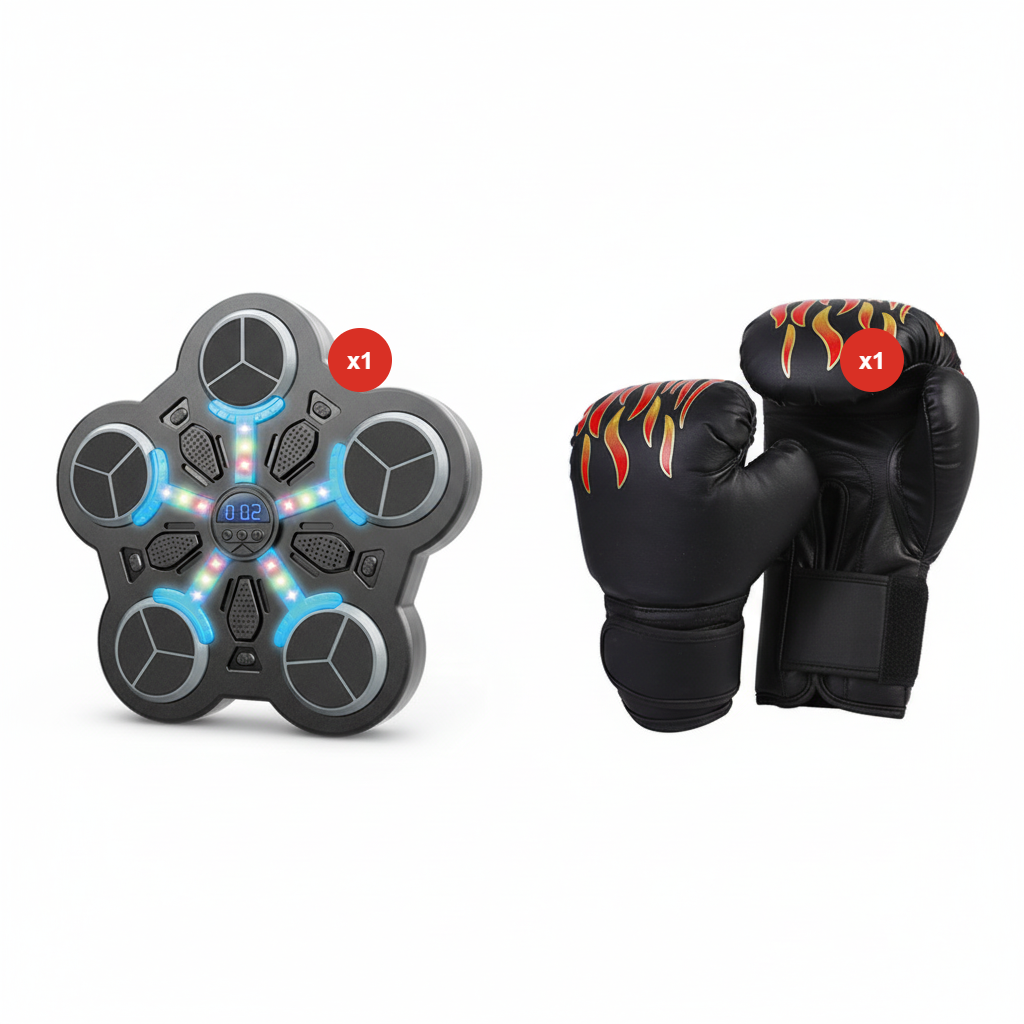 🥊🎶 Bluetooth Glasbeni Boksarski Trener za Otroke – Uživajte v Zabavi in Vadbi Doma 🔥✨-SL