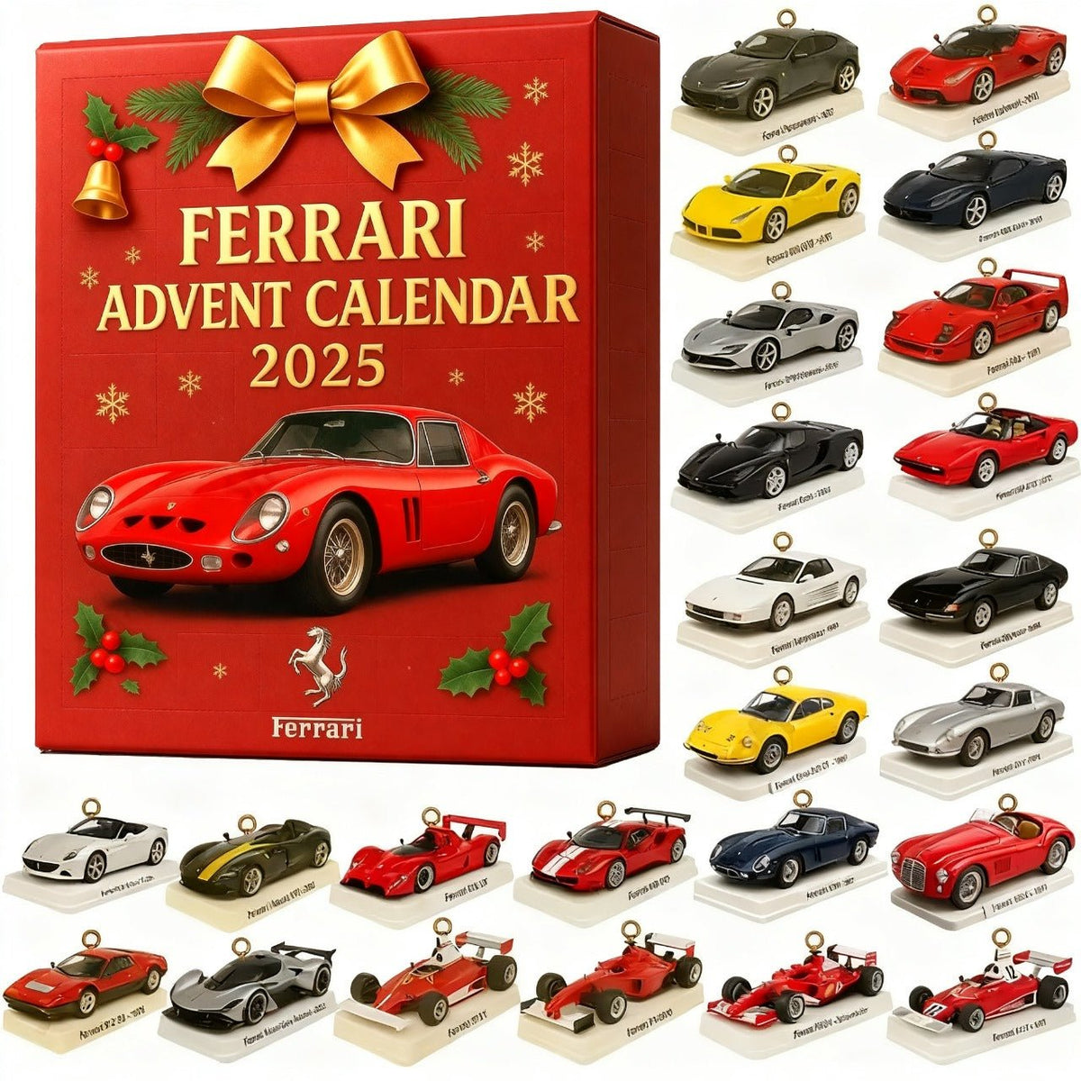 🎄 Ημερολόγιο Advent Ferrari F1 Racing Legends 2025 – Συλλεκτική Έκδοση 🏎️✨-GR