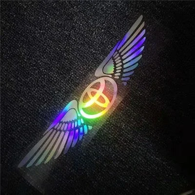 3D angelo sparnų lazerinis automobilio lipdukas ✧4 vnt.✧-LT