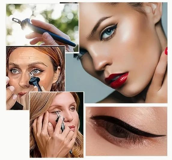 Ειδική προσφορά - 49% ΕΚΠΤΩΣΗ✨Άψογο σετ eyeliner με κρέμα eyeliner-GR