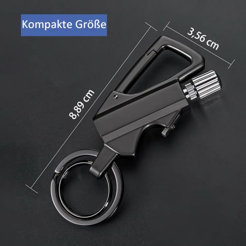 🔥Večnamenski, večkratno uporabni odpirač za steklenice v obliki obeska za ključe🔥Vaše orodje za vsakodnevno produktivnost-SL