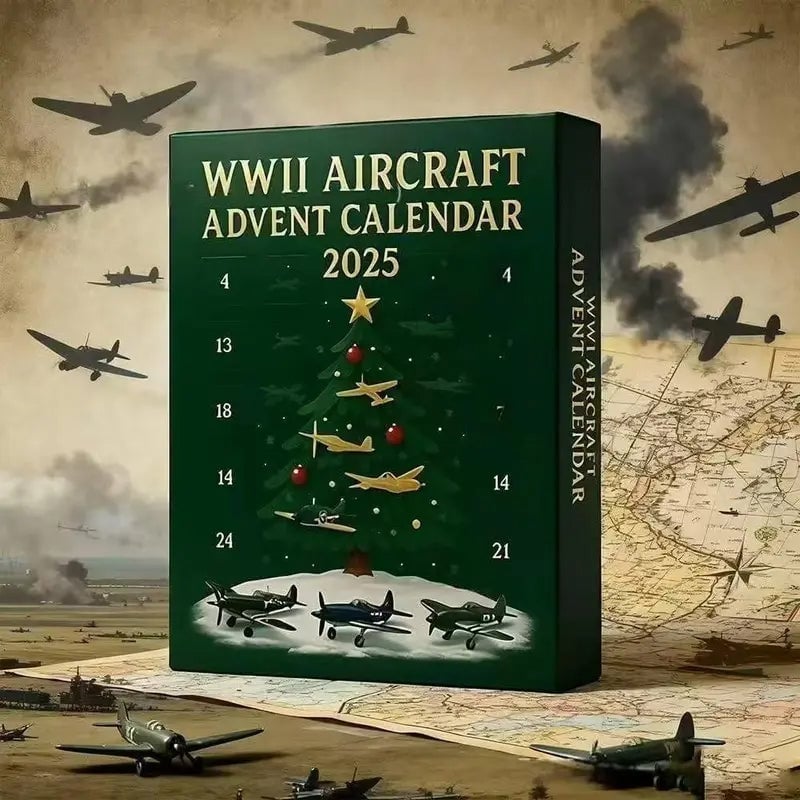 Ημερολόγιο Advent Airplane 2025 Αεροπλάνο Β' Παγκοσμίου Πολέμου-GR
