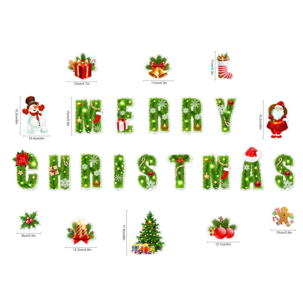 🎁🎅 Magnetno božično-novoletno nalepko🎄-SL