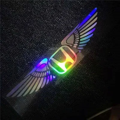 3D angelo sparnų lazerinis automobilio lipdukas ✧4 vnt.✧-LT