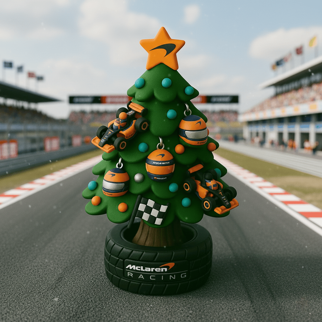 🎄🏎️ Miniaturno božično drevesce v stilu ekipe F1-GR