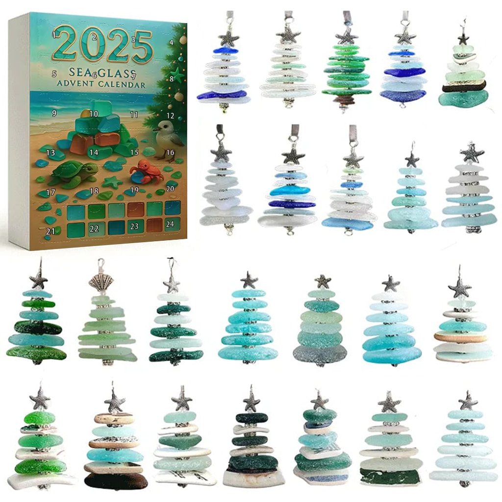 🌊✨Akrilni adventni koledar z učinkom božičnega drevesa 🎄❄️-SL