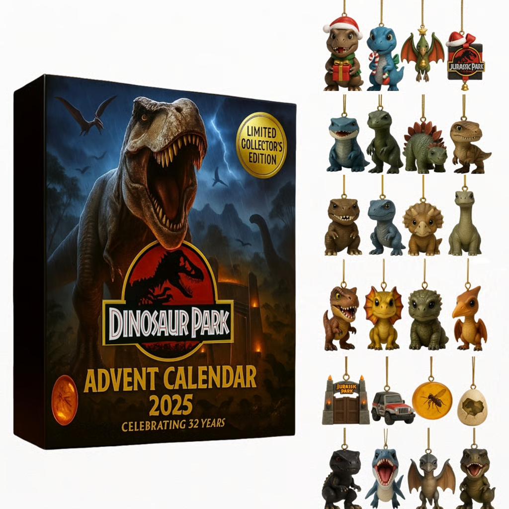 🦖Koledar odštevanja do 32. obletnice Dinozavrskega parka – 2025-SL