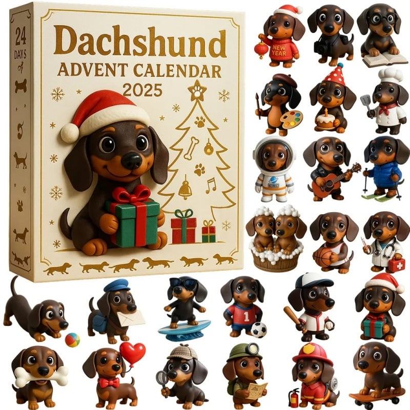 ✨Adventni koledar za jazbečarje 2025 – 24 dni dunajske radosti 🎄🐶-SL