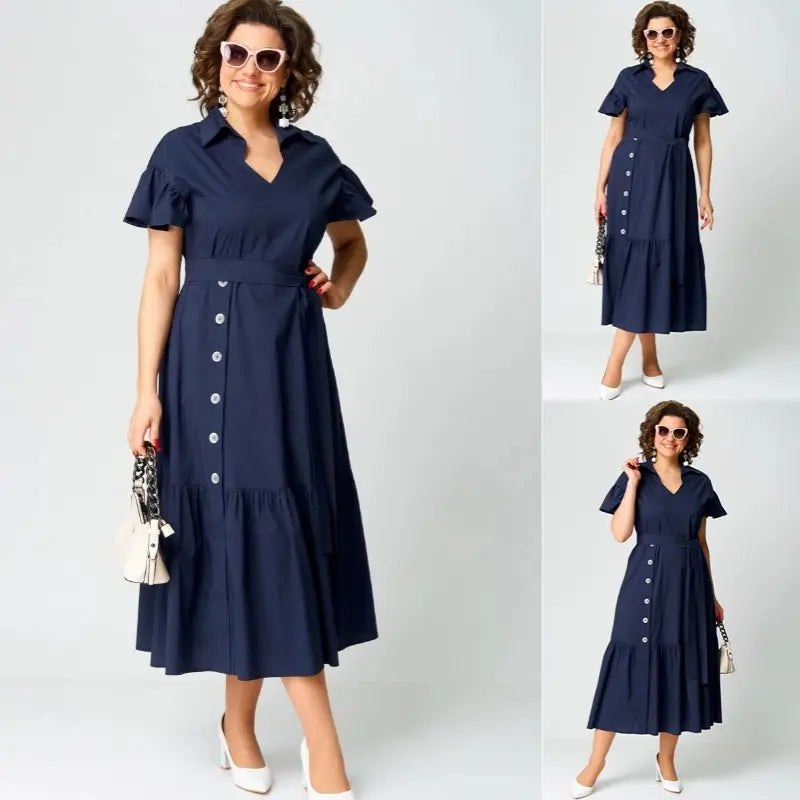 Naujas stilius 2025 💖[S~5XL] Elegantiška ir madinga suknelė-LT