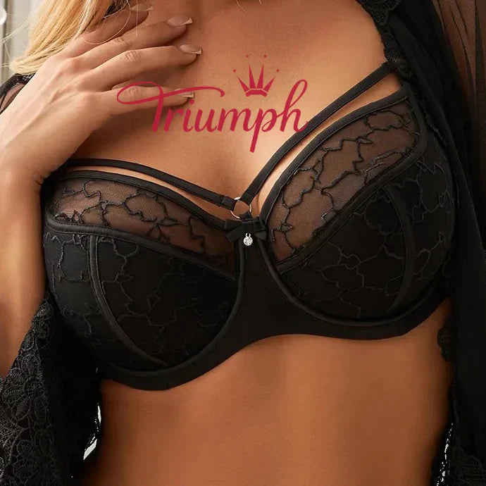 💖Set 3 kosov ✨Nedrček Comfort Plus Size brez naramnic-SL