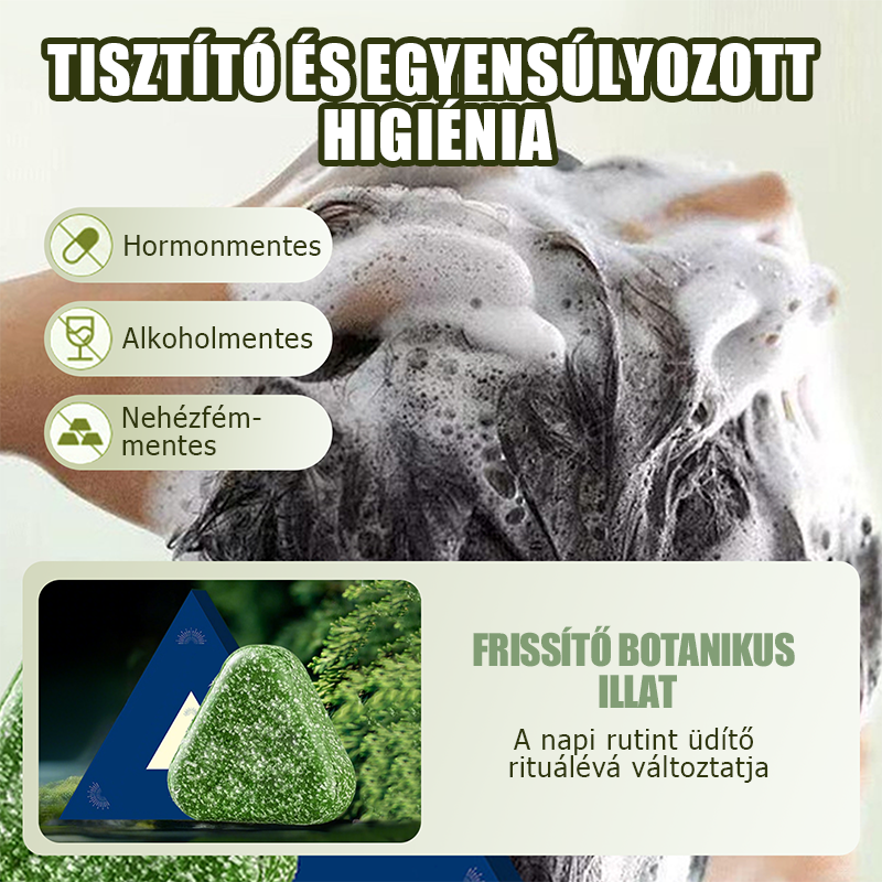🌿 Naravni šampon v trdi obliki za krepitev las 🌱🥰-SL