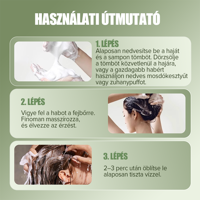 🌿 Naravni šampon v trdi obliki za krepitev las 🌱🥰-SL