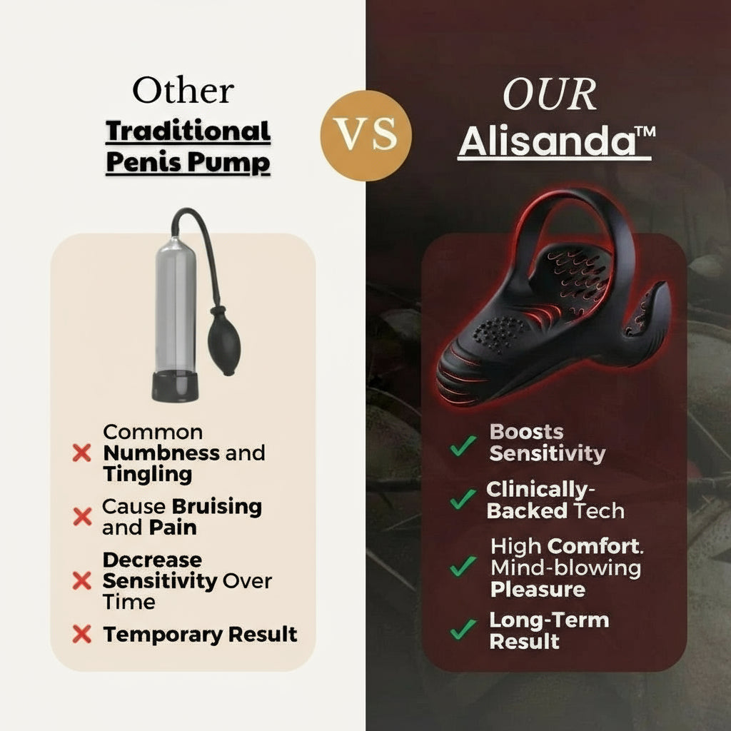 Alisanda™ Δονητικός Ηλεκτρικός Δακτύλιος Αυτοϊκανοποίησης για Άνδρες με Φόρτιση-GR