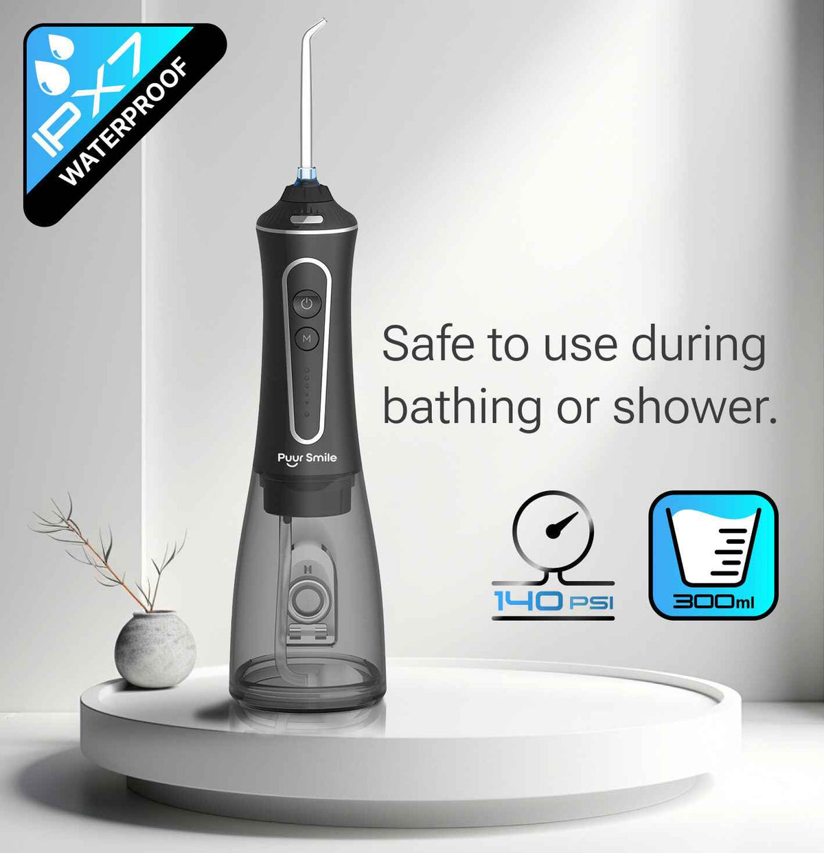PUURSMILE ΝΕΡΟ FLOSSER – 55% ΕΚΠΤΩΣΗ BLACK FRIDAY + 4 ΔΩΡΕΑΝ ΔΩΡΑ-GR