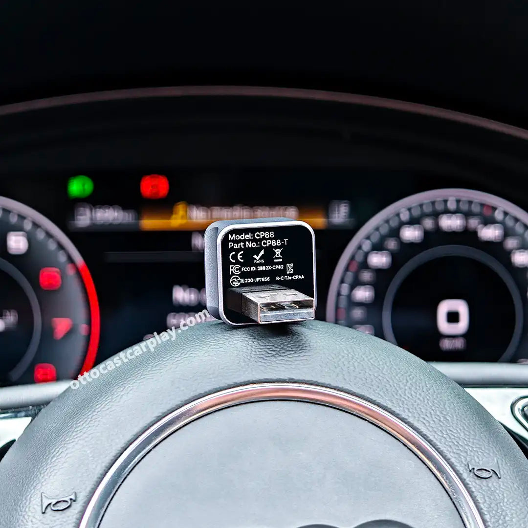 Brezžični adapter Ottocast Mini 3.0 Ultra Cube za Android Auto CarPlay-GR
