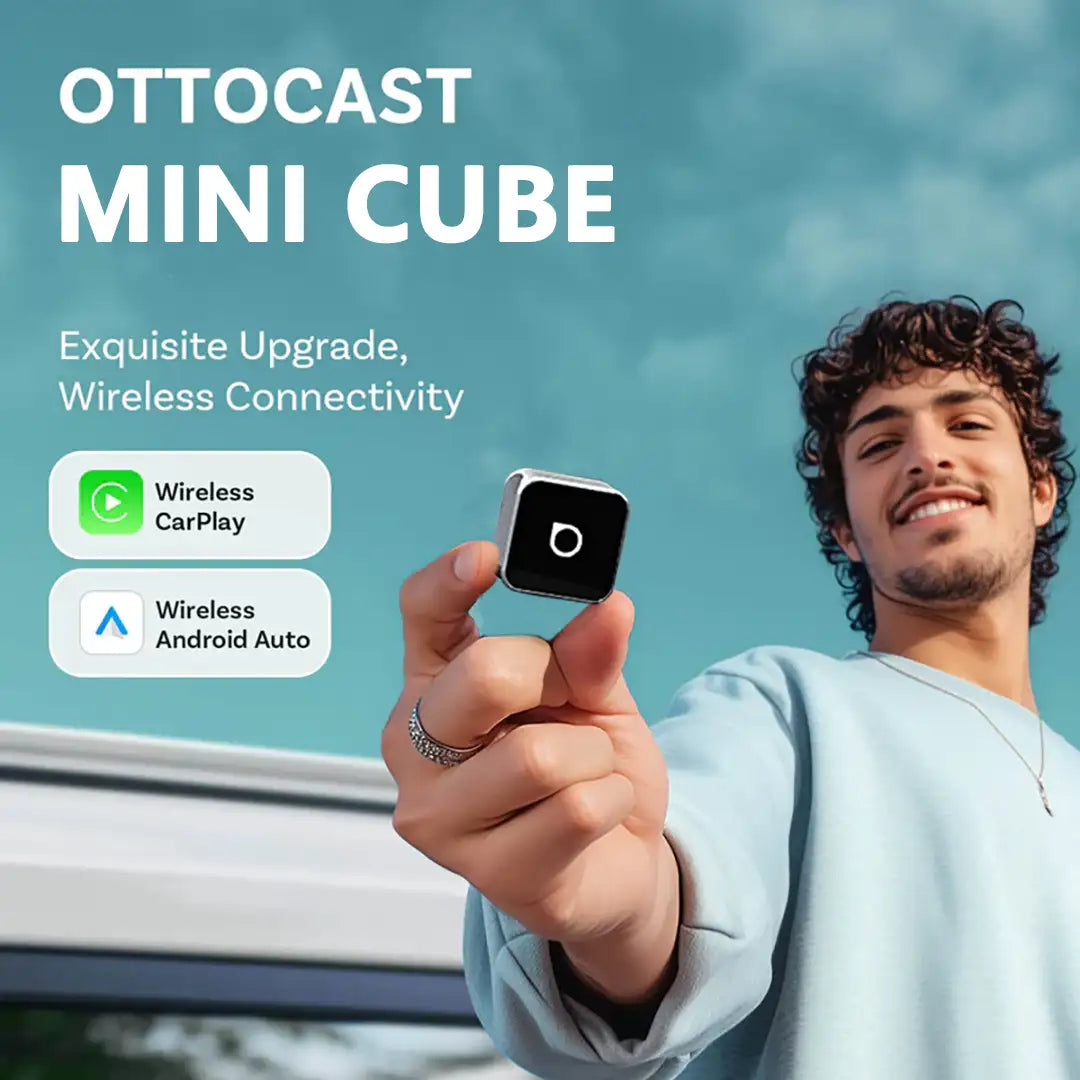 Brezžični adapter Ottocast Mini 3.0 Ultra Cube za Android Auto CarPlay-GR