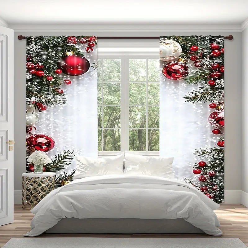 🎅Χριστουγεννιάτικες Εκπτώσεις 49%🎄Χριστουγεννιάτικες Κουρτίνες-GR