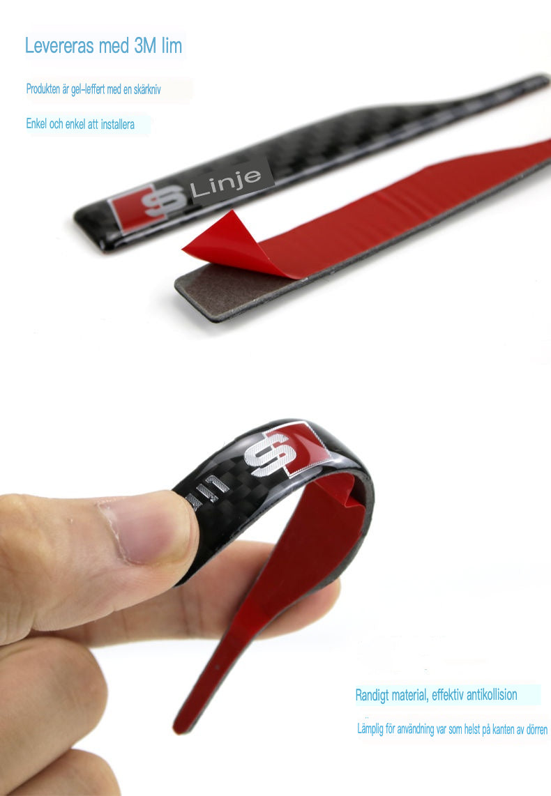 Anglies pluošto veidrodėlio lipdukas su apsauga nuo smūgių ir logotipu-LT
