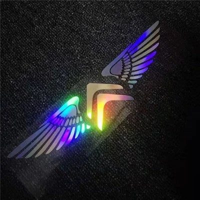 3D angelo sparnų lazerinis automobilio lipdukas ✧4 vnt.✧-LT