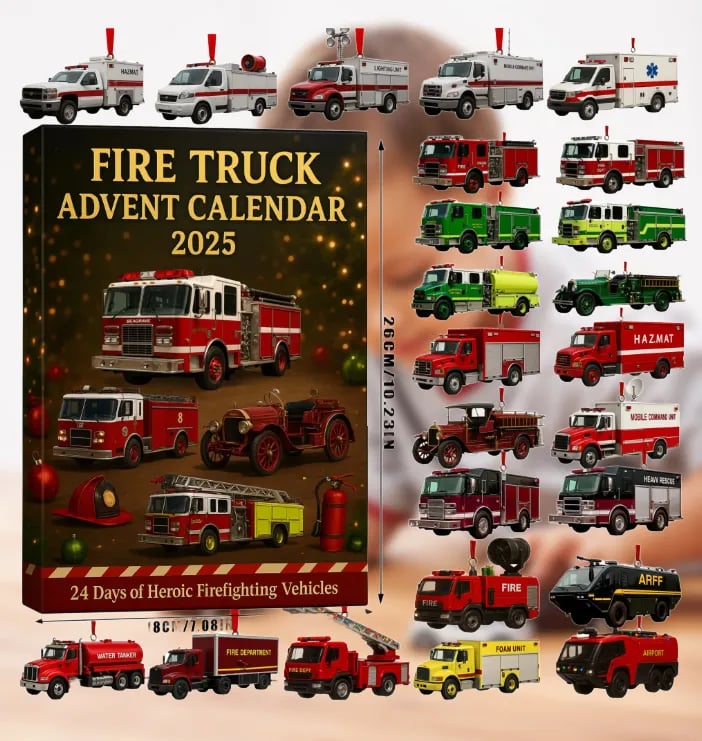 🚒🔥ΚΑΛΕΝΤΑΡΙ ΠΡΟΕΛΕΥΣΗΣ ΠΥΡΟΣΒΕΣΤΙΚΟΥ ΟΧΗΜΑΤΟΣ 2025🎁🌲-GR