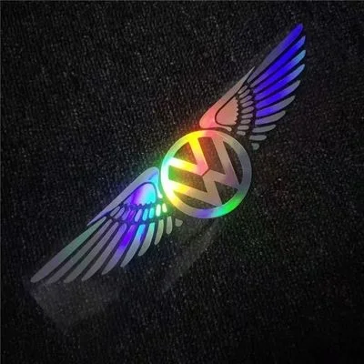 Αυτοκόλλητο αυτοκινήτου με λέιζερ 3D Angel Wings ✧4 τεμάχια✧-GR