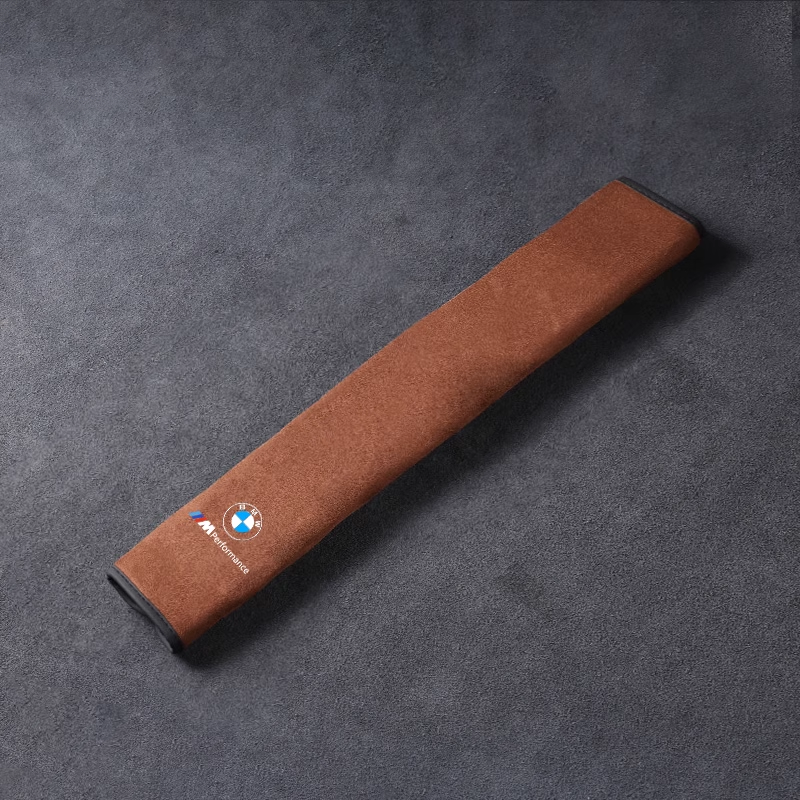 Κάλυμμα ζώνης ασφαλείας SilkLeather - προστασία λαιμού και επιλογή λογότυπου-GR