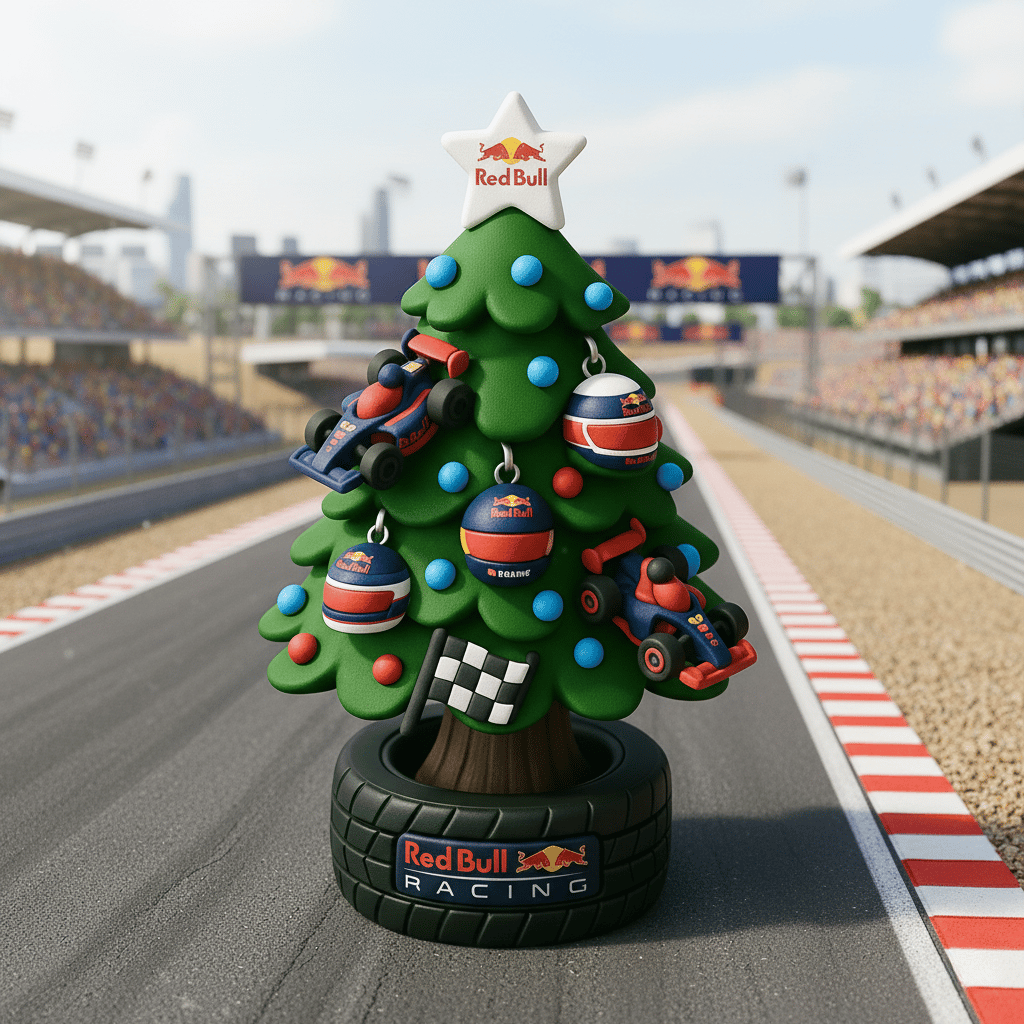 🎄🏎️ Miniaturno božično drevesce v stilu ekipe F1-GR