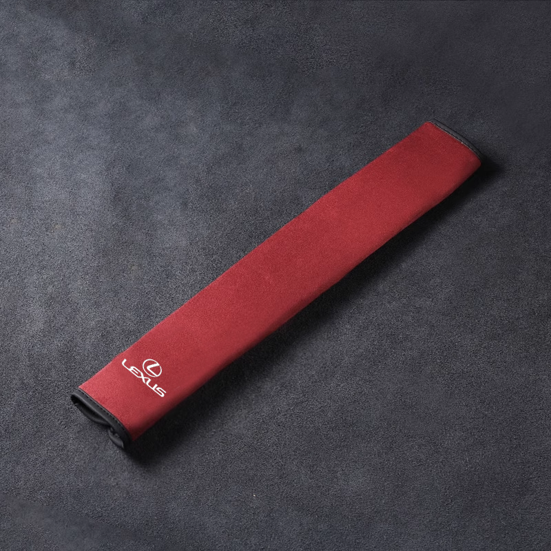 „SilkLeather“ saugos diržo užvalkalas – kaklo apsauga ir logotipo parinktis-LT