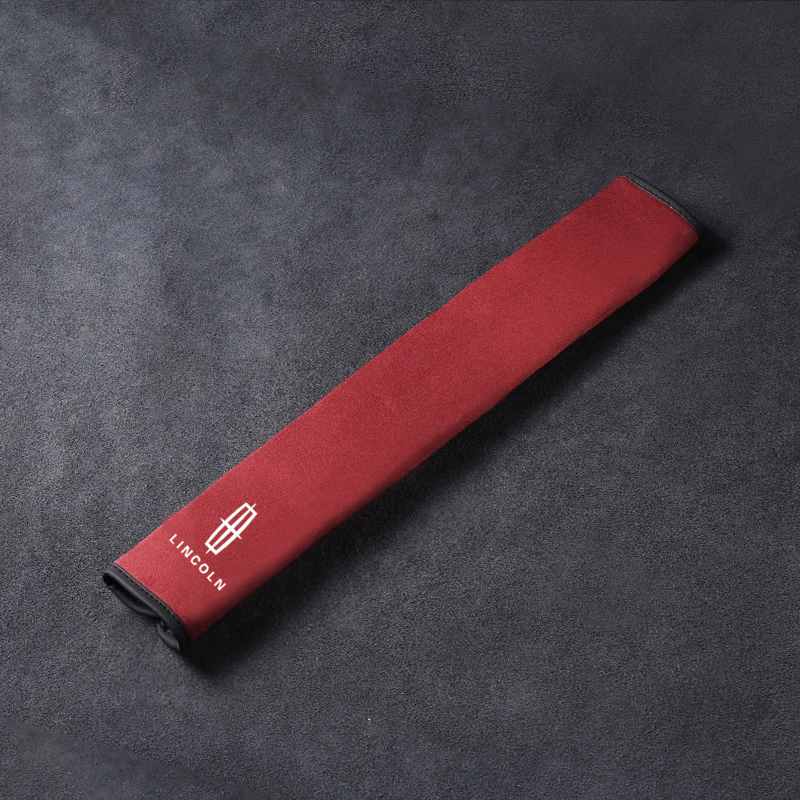 „SilkLeather“ saugos diržo užvalkalas – kaklo apsauga ir logotipo parinktis-LT