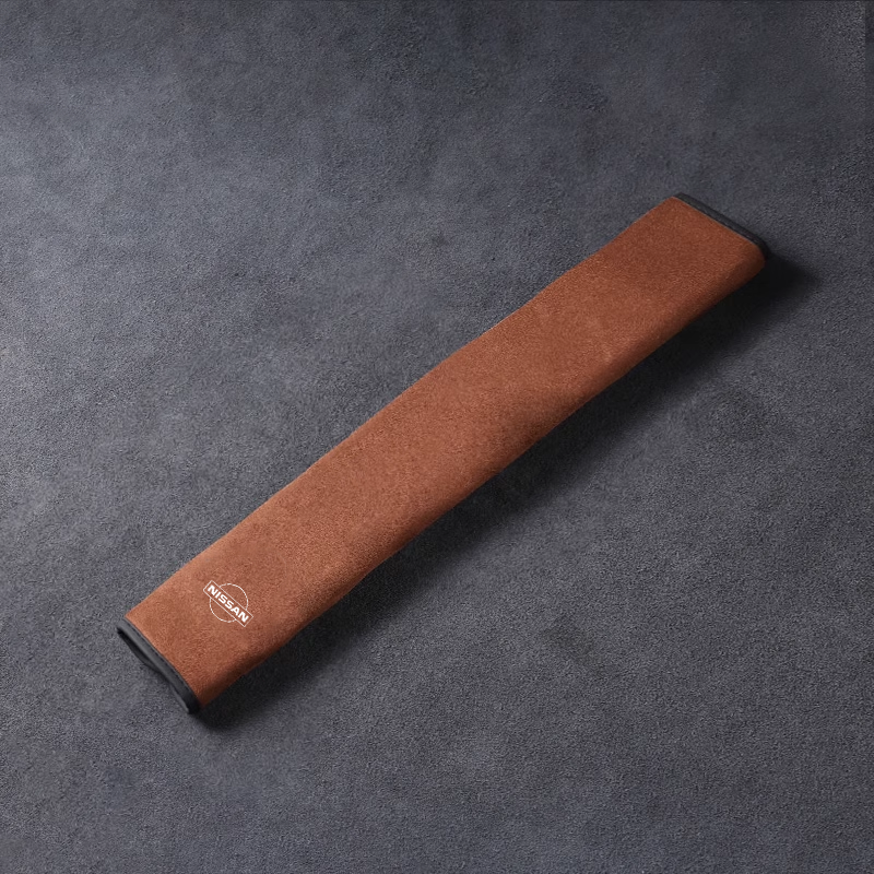 „SilkLeather“ saugos diržo užvalkalas – kaklo apsauga ir logotipo parinktis-LT
