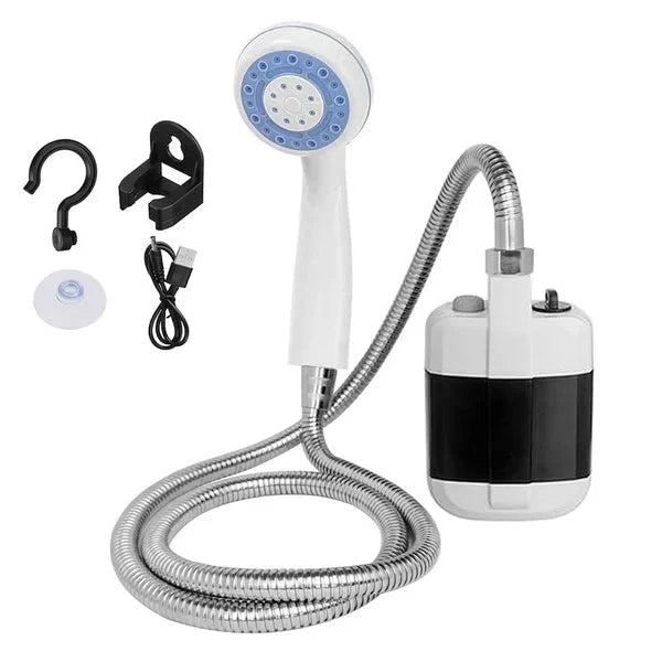 🚿Nešiojamas lauko dušas su USB jungtimiKiekis-LT